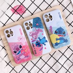 Case điện thoại iphone Nhám bóng Stitch và Angel (3mẫu)