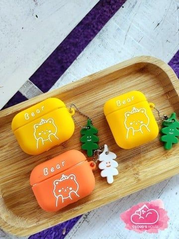 Cover Case Vỏ bảo vệ Airpod Su dẻo Bear and Kaws Airpod 1/2/3/Pro/Pro2