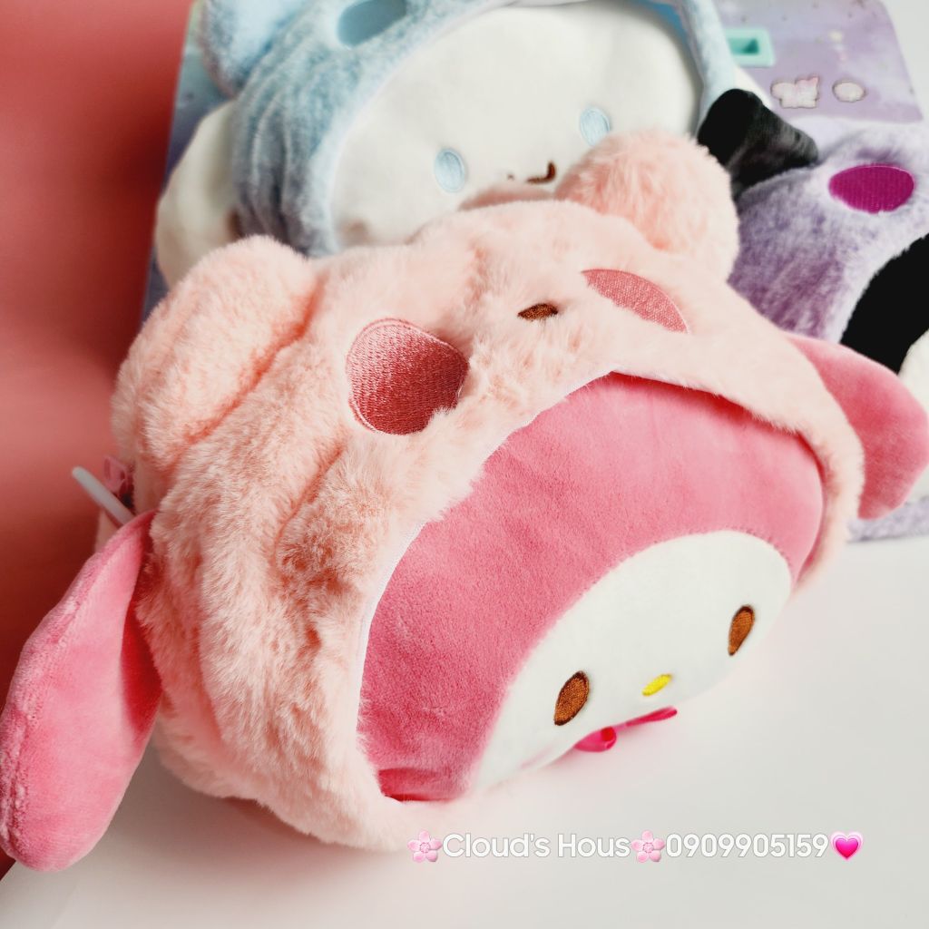 Túi xách Sanrio Kuromi Cinnamoroll Melody Bông