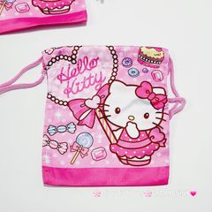 Túi Vải Dây Rút mini Hello Kitty & Doraemon