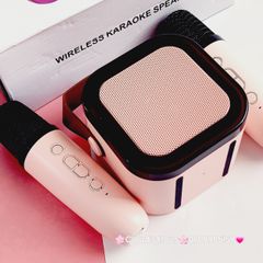 Loa Karaoke Kèm 2 Micro Bluetooth Mini K12 10W