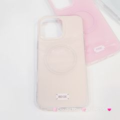 Case Ốp điện thoại iPhone Trong Crytal Magsafe Màu Beige Pastel Case iPhone 12/13/14/15/16/Pro/Promax