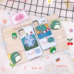 Case ốp điện thoại iPhone Nhám bóng Khủng long và hà mã