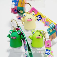 Móc Khóa Đồ Chơi Con Ếch Hài Bựa Funny