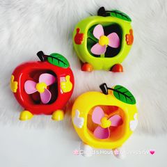 Mini Fan - Quạt hình Táo để (3 màu) Sz Lớn