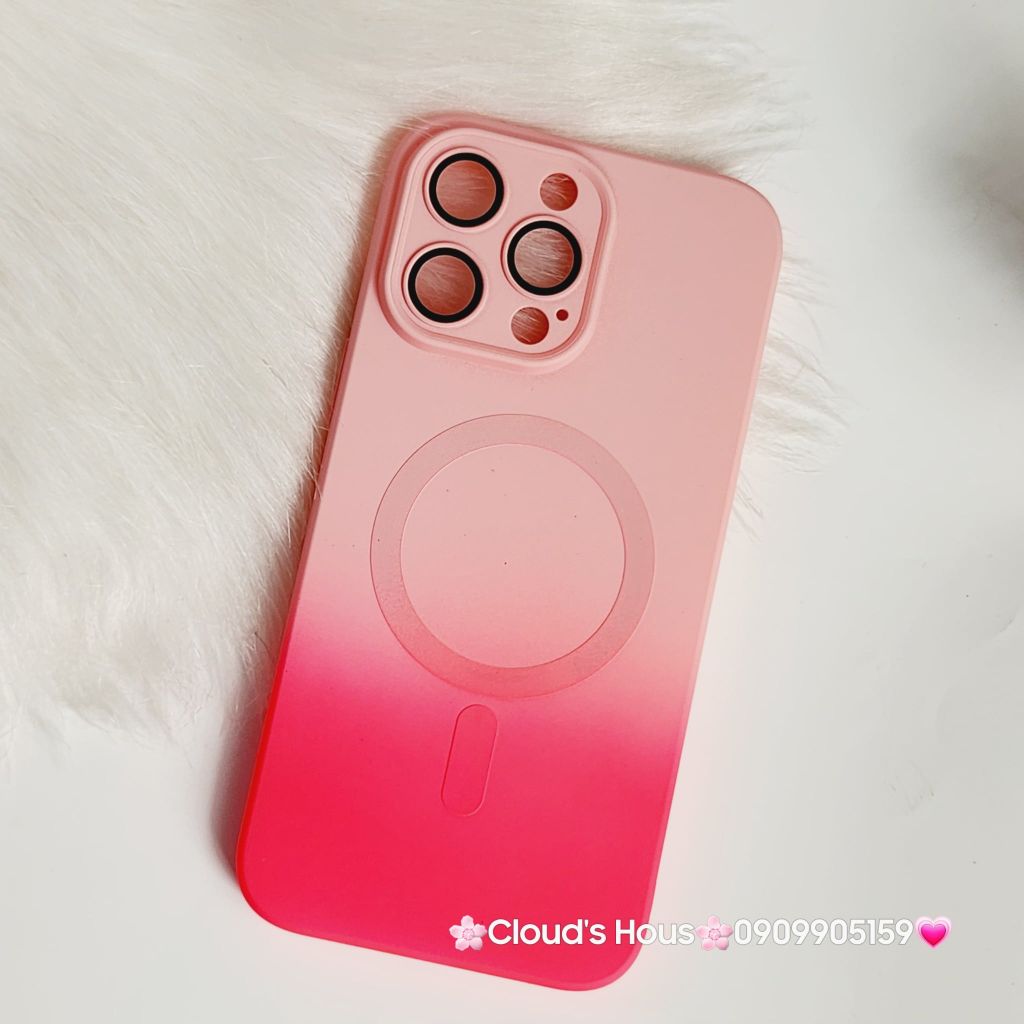 Case Ốp điện thoại iPhone IRIS Ombre Likgus Silicone Bảo vệ Cam Magsafe iPhone 14Promax