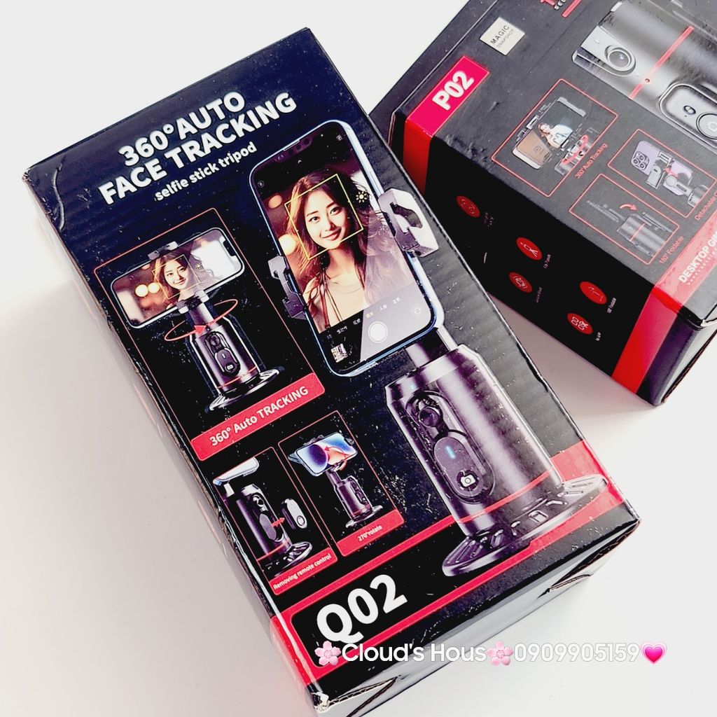 Gimbal selfie xoay 360 độ thông minh theo cử chỉ - Q02