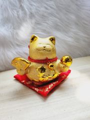 Mèo may mắn Mạ vàng Để bàn - TẾT