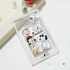 ĐỰNG THẺ ĐEO Trong Hình Kute Kèm Móc Khóa Dây giật ( HÀNG THÁI)