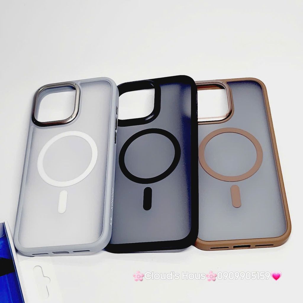 Case Ốp điện thoại iPhone Magsafe Momax Nhám Form Play iPhone 14/15/16/Pro/Promax