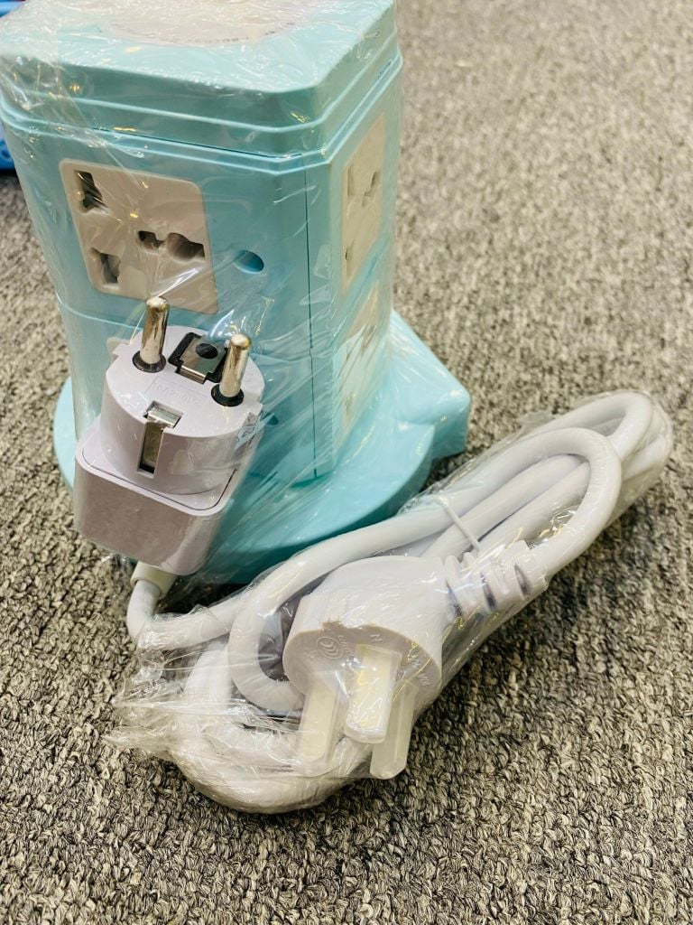 Ổ CẮM Mở rộng Chính hãng RELIFE RL-313A (8 SOCKETS + 3 USB)  ( 2 tầng)