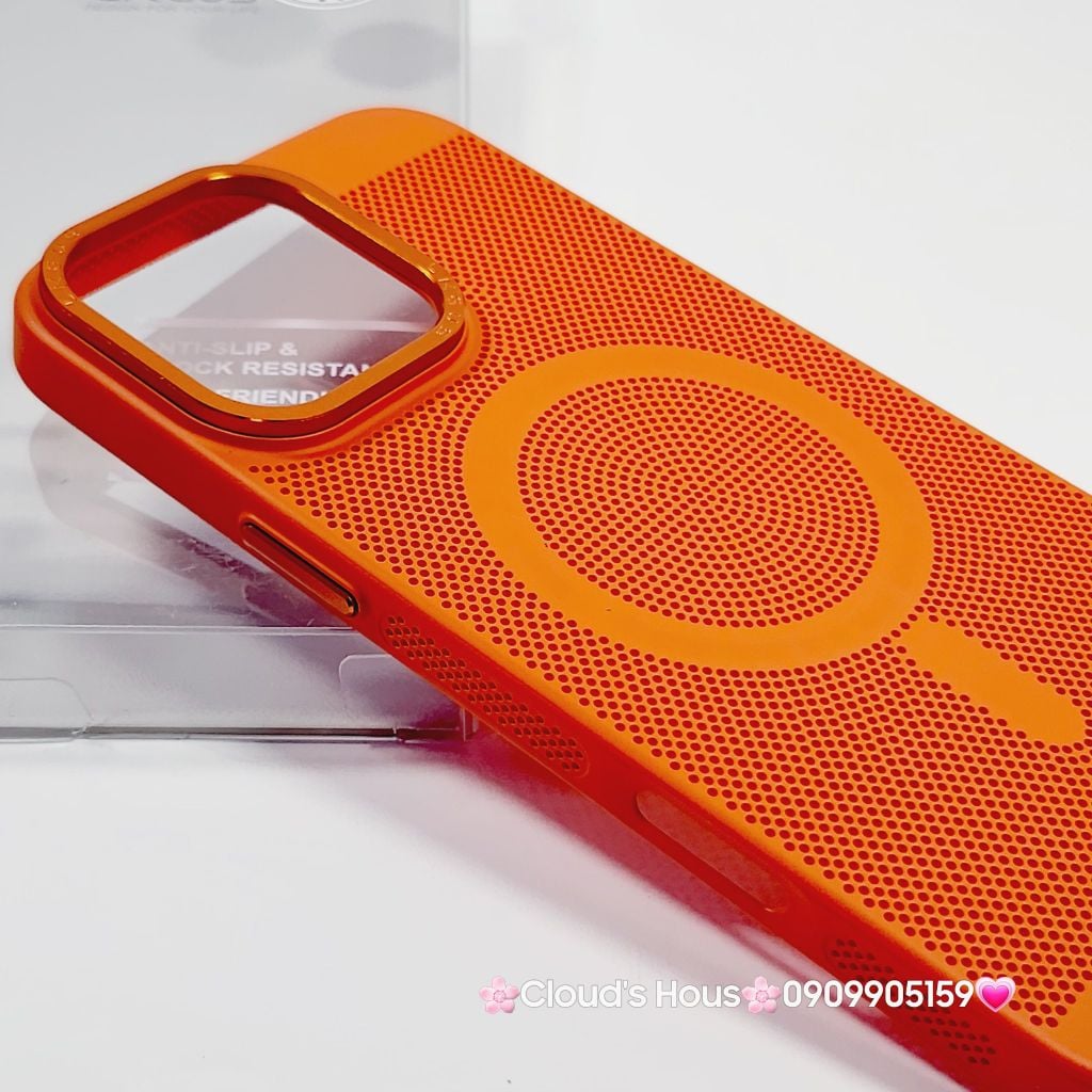Case Ốp điện thoại iPhone Likgus Magsafe Nhiều Màu Lưng Lưới iPhone 15/16/Pro/Promax