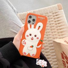 Case Ốp điện thoại iPhone SU DẺO Thỏ cà rốt Rabbit iPhone 7Plus/8Plus/Xsmax/11Promax/12