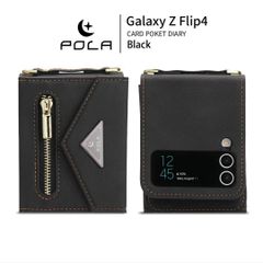 Case Ốp điện thoại Samsung Chất da lộn Kèm ví đựng tiền mini Có dây đeo Sang trọng Samsung Z Flip 3/4