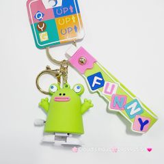 Móc Khóa Đồ Chơi Con Ếch Hài Bựa Funny