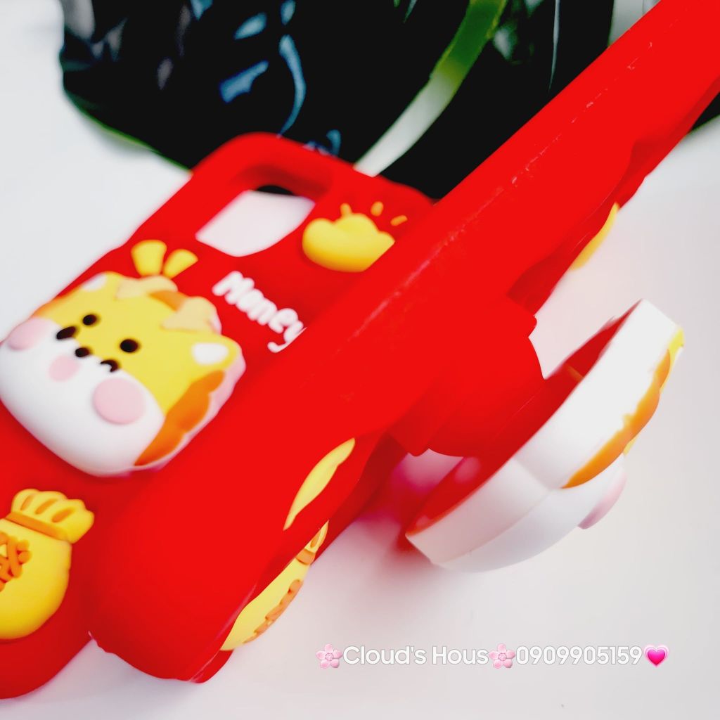 Case Ốp điện thoại iPhone Su dẻo Lân Vàng kèm Popsocket iPhone 11/12/13/14/15/Pro/Promax - TẾT