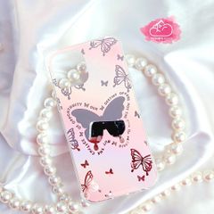 Case Ốp điện thoại iPhone Bướm Butterfly Nhám Bóng Gương iPhone 11/12/13/14/Plus/Pro/Promax