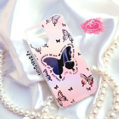 Case Ốp điện thoại iPhone Bướm Butterfly Nhám Bóng Gương iPhone 11/12/13/14/Plus/Pro/Promax