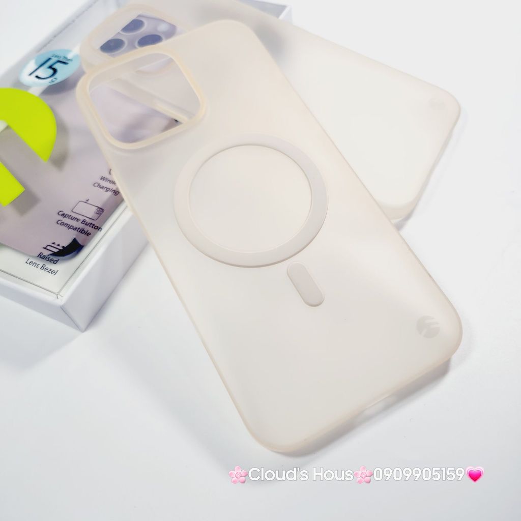 Case Ốp điện thoại iPhone Switcheasy Ultra Slim Nhám Lụa Siêu Mỏng Magsafe 0.35mm 16/Plus/Pro/Promax