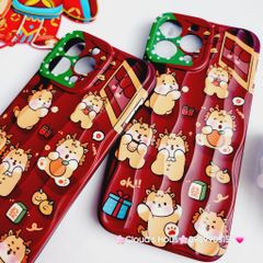 Case Ốp điện thoại iPhone Rồng nhám gợn sóng iPhone 11/12/13/14/15/Pro/Promax TẾT