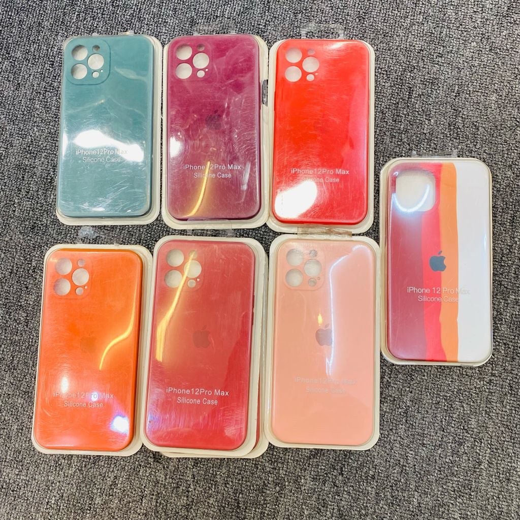 CASE APPLE Silicone Chống Bẩn Iphone 12Promax