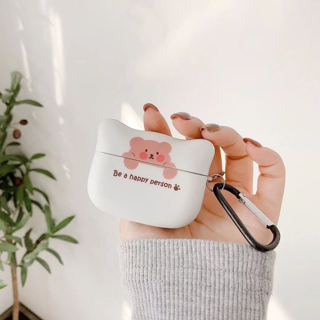 COVER AIRPOD Gấu  Form Tai gấu