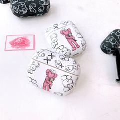 Cover Case Vỏ bảo vệ Airpod Bearbrick Kaws Nhám trơn Airpod 1/2/3/Pro/Pro2