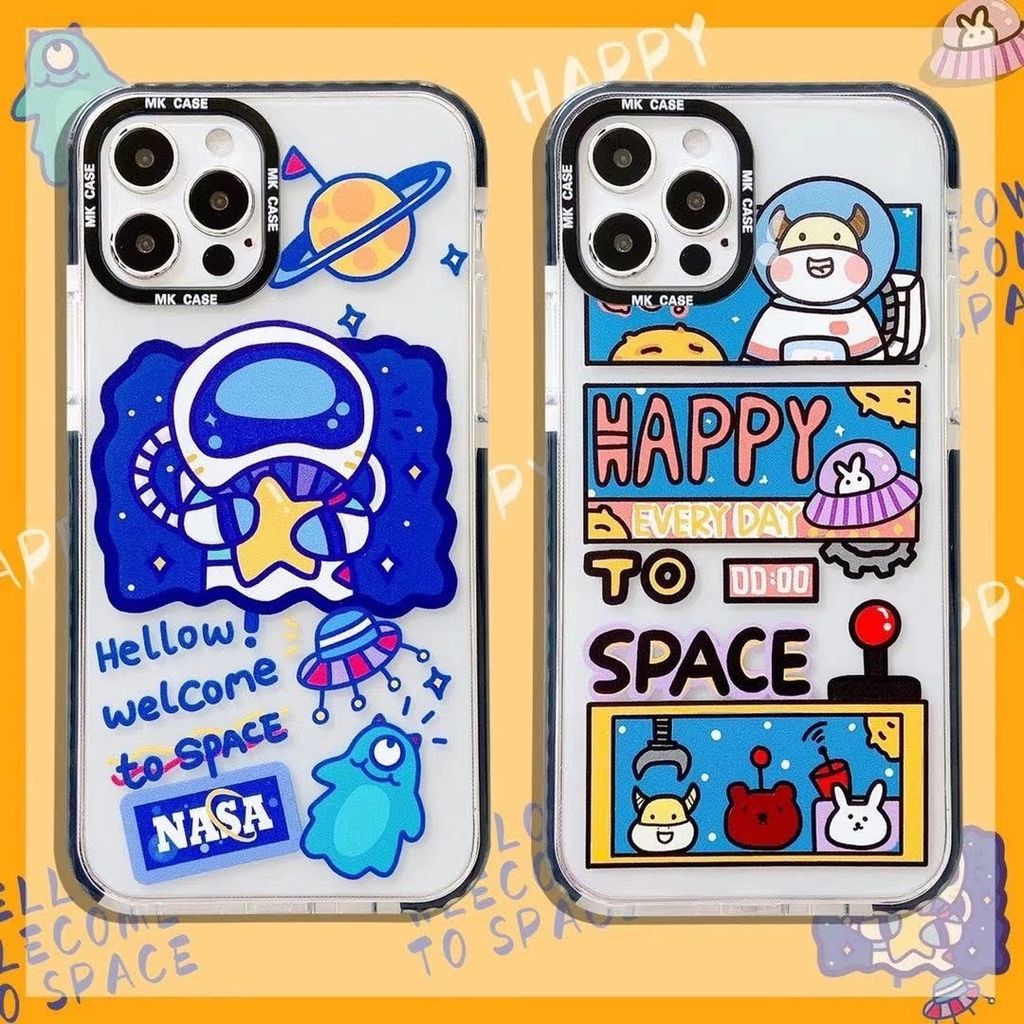CASE iPhone TRONG HỌA TIẾT CHỐNG SHOCK - HAPPY SPACE