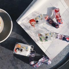 COVER AIRPOD Túi Bấm Trong In Hình Kute