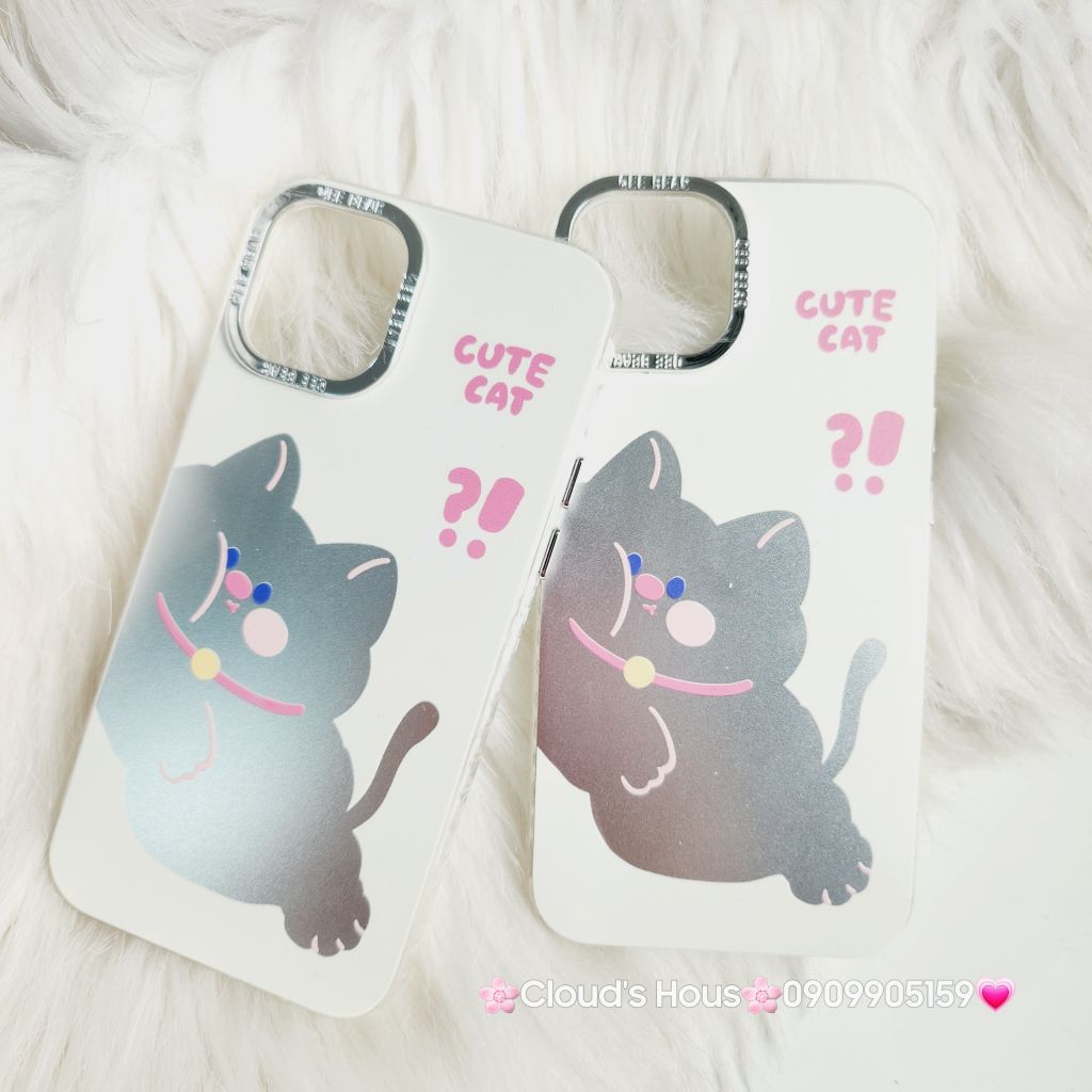 Case Ốp điện thoại iPhone Mèo Cute Cat iPhone 11/12/13/14/Pro/Promax