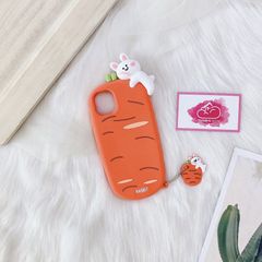 Case Ốp điện thoại iPhone SU DẺO Thỏ cà rốt iPhone 7Plus/8plus/X/Xs/Xsmax