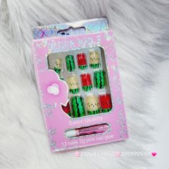 Bộ Móng Giả 12 móng nhiều mẫu -Nail
