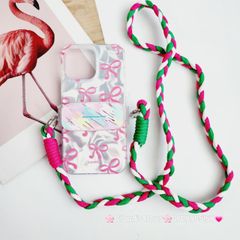 Dây Dù ĐEO chéo kèm thanh KẸP giữ điện thoại hoạt hình kute