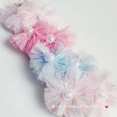 Kẹp tóc Hoa ren cho bé (cặp)