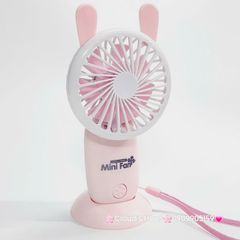 Mini Fan - Quạt Cầm Tay mini mặp tròn Có Đế đỡ