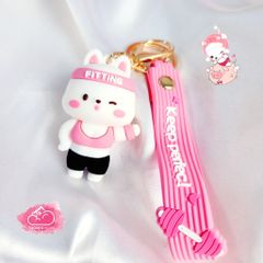 Móc khóa Thỏ Thể dục thể theo Keep Perfect