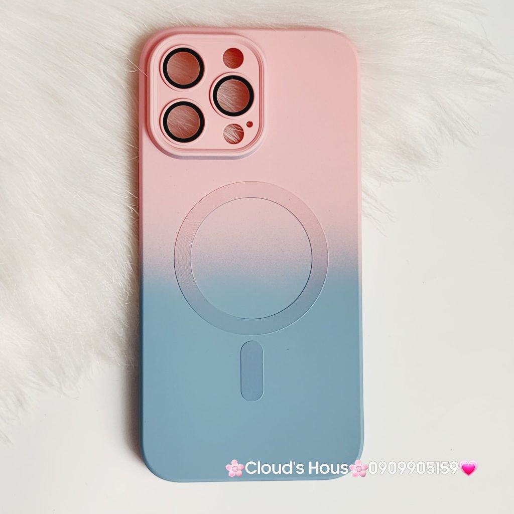 Case Ốp điện thoại iPhone IRIS Ombre Likgus Silicone Bảo vệ Cam Magsafe iPhone 14Promax
