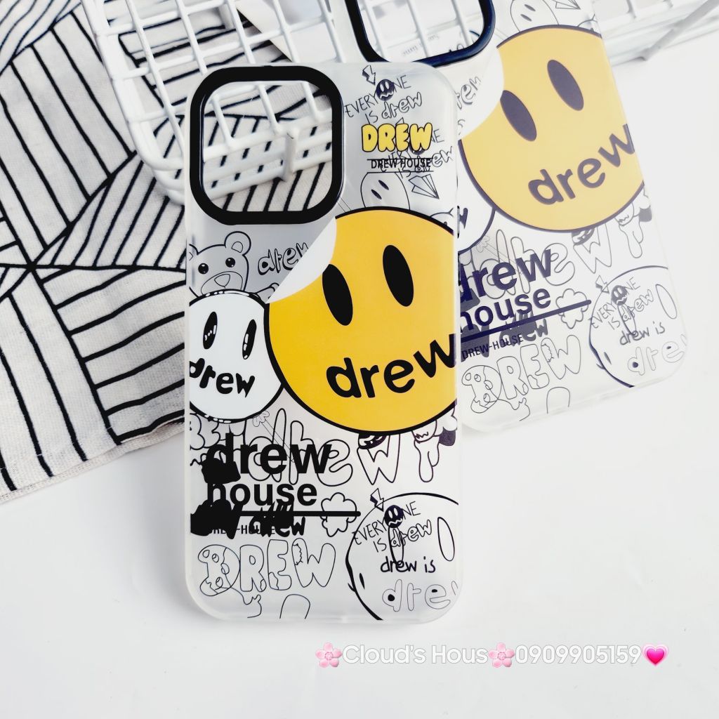 Case Ốp điện thoại iPhone Nhám Drew iPhone X/Xs/XSM/11/12/13/14/15/Plus/Pro/Promax