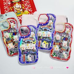 Case Ốp điện thoại iPhone Mèo Hologram icon nổi Phao chống Shock iPhone 11/12/13/14/15/Pro/Promax - TẾT