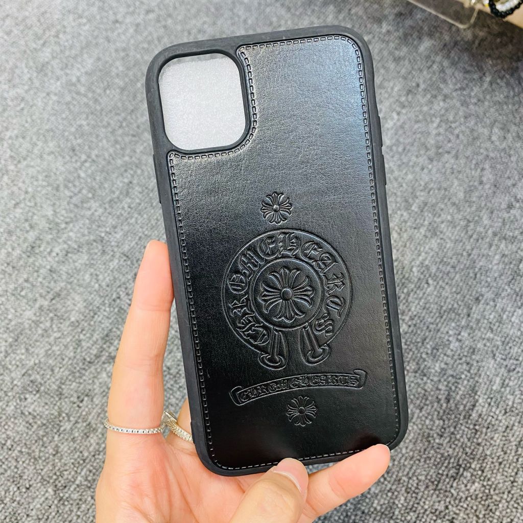 Case Ốp điện thoại iPhone Chrome Hearts Da ngầu