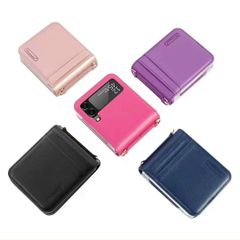 Case Ốp điện thoại Samsung Chất da Đựng thẻ Có dây cầm đeo Samsung Galaxy Z FLip 3/4