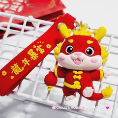 Móc Khóa Rồng Võ Sư Đỏ & Hồng - TẾT