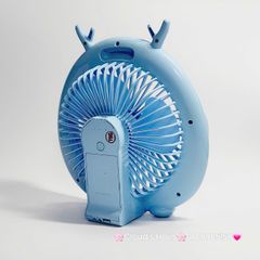 Mini Fan - Quạt Để Bàn Hình Tuần Lộc Có Sừng ( loại to)