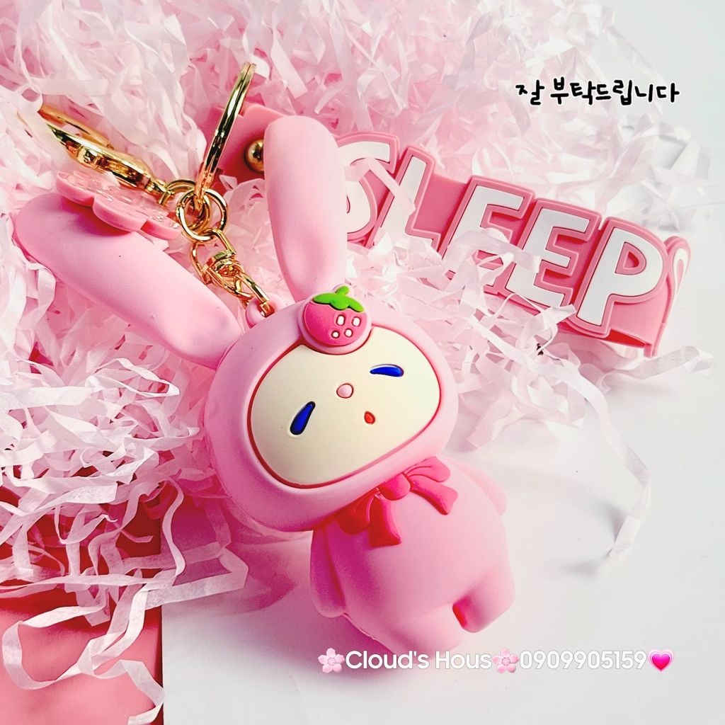 Móc khóa Tai thỏ SLEEP