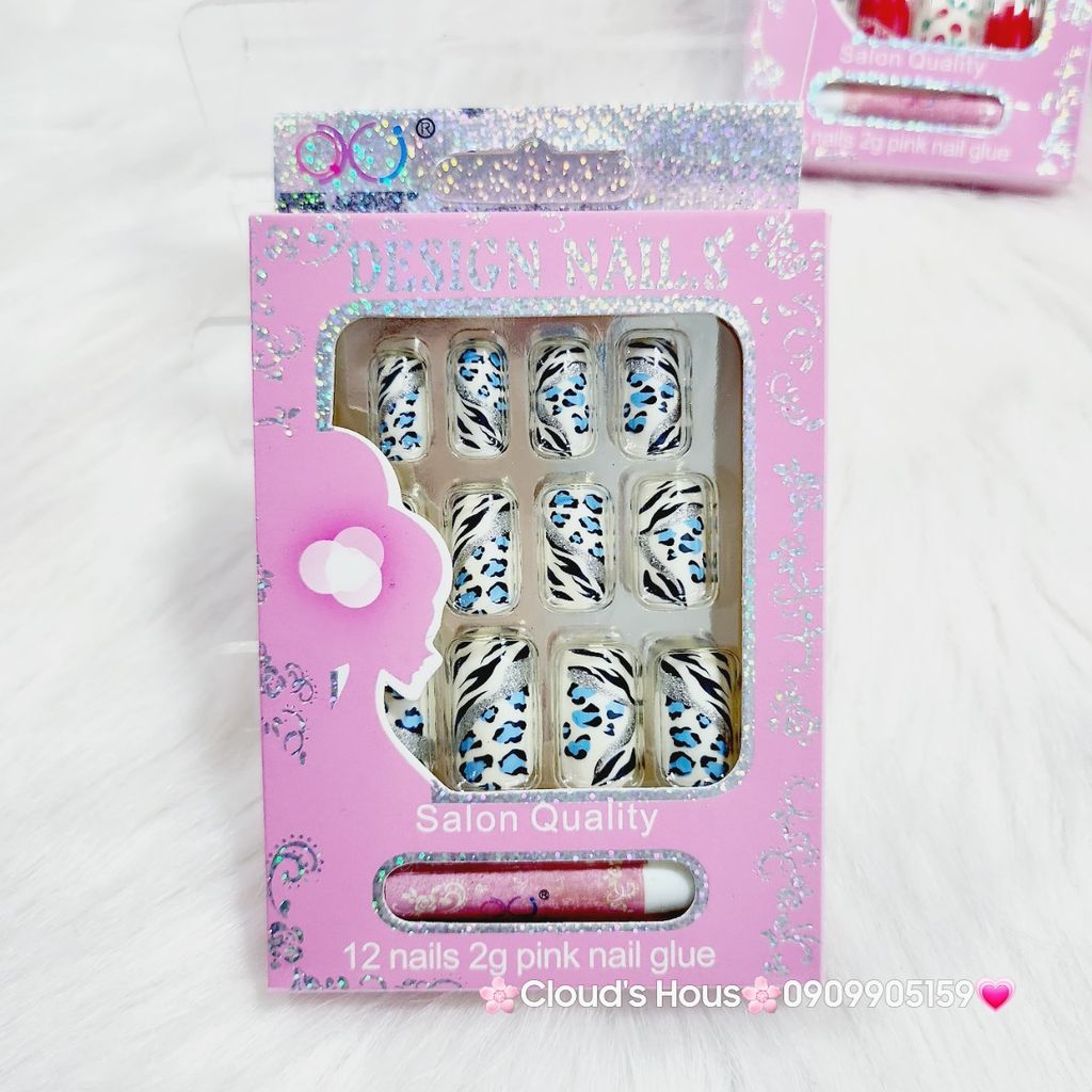 Bộ Móng Giả 12 móng nhiều mẫu -Nail