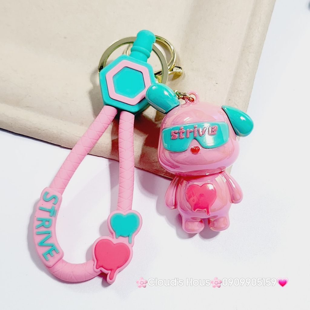Móc Khóa Gấu hologram Strive