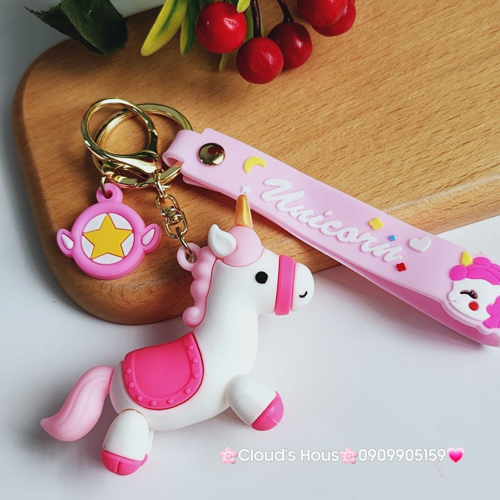 Móc Khóa Unicorn Nhỏ nhắn dễ thương