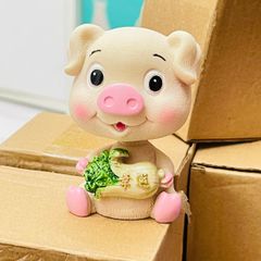 Bộ tượng 3 chú heo ăn trái cây (100k/1 bộ)