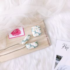 Cover Case Vỏ bảo vệ Airpod Hoa Cúc Form Tròn Airpod 1/2/3/Pro/Pro2