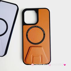 Case Ốp điện thoại iPhone Da Magsafe Chống dựng đơn giản iPhone X/XSM/11/12/13/14/15/Pro/Promax
